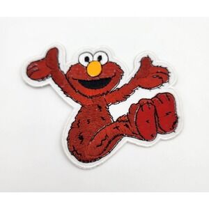 Sesame Street Elmo embroidered Iron‎ on patch
